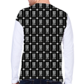 Male Bike Rider T-Shirt | Regular Fit Unisex | 170 GSM Poly Mesh All-Over Print | Lightweight, Fade-Proof, Breathable | Adult | Typographic - back - White - mockup 2