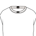 Male Bike Rider T-Shirt | Regular Fit Unisex | 170 GSM Poly Mesh All-Over Print | Lightweight, Fade-Proof, Breathable | Adult | Typographic - neck - White - mockup 5