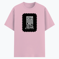 Cotton Stretch T-Shirt | Unisex Adult | 95% Cotton 5% Spandex Blend | 240 GSM, Breathable, Flexible | DTF Print Ready | Typographic | Determination - front - Light Baby Pink - mockup 1