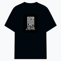Cotton Stretch T-Shirt | Unisex Adult | 95% Cotton 5% Spandex Blend | 240 GSM, Breathable, Flexible | DTF Print Ready | Typographic | Determination - front - Navy Blue - mockup 1