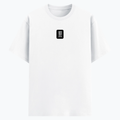 Basic T-Shirt | Unisex XS-2XL | Poly-Cotton Blend | Soft Finish & Durable | Everyday Wear | Typographic | Determination | Everyday | Confident - front - White - mockup 1