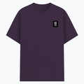 Basic T-Shirt | Unisex XS-2XL | Poly-Cotton Blend | Soft Finish & Durable | Everyday Wear | Typographic | Determination | Everyday | Confident - left pocket - Purple melange - mockup 3