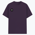 Basic T-Shirt | Unisex XS-2XL | Poly-Cotton Blend | Soft Finish & Durable | Everyday Wear | Typographic | Determination | Everyday | Confident - right pocket - Purple melange - mockup 4