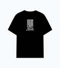 Cotton Stretch T-Shirt | Unisex Fit | 95% Cotton 5% Spandex | Breathable, Stretchable, 240 GSM | Adults | Typographic | Determination | Everyday - back - Black - mockup 2