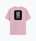 Cotton Stretch T-Shirt | Unisex Fit | 95% Cotton 5% Spandex | Breathable, Stretchable, 240 GSM | Adults | Typographic | Determination | Everyday - back - Light Baby Pink - mockup 2