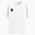 Cotton Stretch T-Shirt | Unisex Fit | 95% Cotton 5% Spandex | Breathable, Stretchable, 240 GSM | Adults | Typographic | Determination | Everyday - right pocket - White - mockup 4