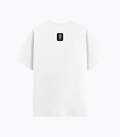 Basic T-Shirt | Unisex Fit, Sizes XS-2XL | 180 GSM Poly-Cotton Blend, DTF Ready | Bio-Wash, Silicon Finish, Durable Stitching | Adults | Typographic - back - White - mockup 2