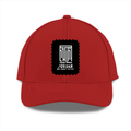 Sports Cap | Unisex | Polyester | Breathable, Adjustable Fit, DTG Printing | All Ages | Typographic | Determination | Everyday | Confident - front - Red - mockup 1