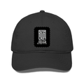 Classic Trucker Cap | Universal Fit | 100% Cotton Front | Mesh Back | Adjustable Snapback | Breathable | Unisex Adult | Typographic | Determination - front - Black - mockup 1