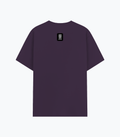 Basic T-Shirt | Unisex Fit, XS-2XL | Poly-Cotton Blend | Soft, Durable Everyday Wear | Unisex | Typographic | Determination | Everyday | Confident - back - Purple melange - mockup 2