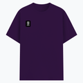 Basic T-Shirt | Unisex Fit, XS-2XL | Poly-Cotton Blend | Soft, Durable Everyday Wear | Unisex | Typographic | Determination | Everyday | Confident - right pocket - Purple - mockup 4
