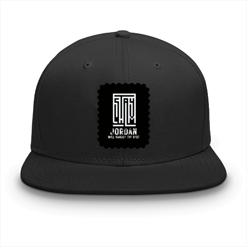 Classic Snapback Cap | Adjustable Fit | Heavy Cotton | Structured Flat Brim | Unisex | Typographic | Determination | Everyday | Confident