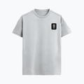 Supima T-Shirt | Unisex Regular Fit, All Ages | 100% Supima Cotton, DTG Printed | Pre-shrunk, Bio-washed, Soft Feel | Unisex | Typographic - left pocket - White - mockup 3