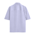 Oversized Shirt | Unisex Adult | 100% Premium Cotton 240 GSM | Half Sleeves, Straight Hem | Typographic | Determination | Everyday | Confident - back - Lavender - mockup 1