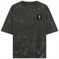 Acid Wash Oversized Tee | Unisex Adult | 100% Super-Combed Cotton | Embroidery | Relaxed Fit | Typographic | Determination | Everyday | Confident - right pocket - Olive Green - mockup 4