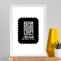 Framed Poster | Multiple Sizes | 300 GSM Art Paper | Laminated, Fade-Proof, 1-inch Frame | Unisex Home Decor | Typographic | Determination | Everyday - front_A3 Frame Poster - A3 Frame Poster - mockup 12