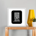 Framed Poster | Multiple Sizes | 300 GSM Art Paper | Laminated, Fade-Proof, 1-inch Frame | Unisex Home Decor | Typographic | Determination | Everyday - front_10x10In - 10x10In - mockup 3