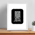 Framed Poster | Multiple Sizes | 300 GSM Art Paper | Laminated, Fade-Proof, 1-inch Frame | Unisex Home Decor | Typographic | Determination | Everyday - front_12x16In - 12x16In - mockup 6