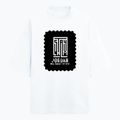 Terry Oversized Tee | Unisex | 260 GSM Terry Cotton Blend | DTG Printed | Ultra-Soft & Breathable | Typographic | Determination | Everyday | Confident - front - White - mockup 1