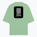 Terry Oversized Tee | Unisex | 260 GSM Terry Cotton Blend | DTG Printed | Ultra-Soft & Breathable | Typographic | Determination | Everyday | Confident - back - Jade - mockup 2