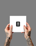 Temporary Tattoos | Unisex | 175g Transfer Sheet | Skin-Friendly, Easy Apply & Remove | All Ages | Typographic | Determination | Everyday | Confident - front_2.5x4 In - 2.5x4 In - mockup 2
