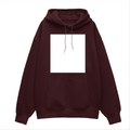 Oversized Hoodie | Unisex Relaxed Fit | 400 GSM Cotton Blend | DTG Printed | Drop Shoulder, Pre-Shrunk | Adults | Typographic | Determination - front - Maroon - mockup 1