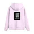 Oversized Hoodie | Unisex Relaxed Fit | 400 GSM Cotton Blend | DTG Printed | Drop Shoulder, Pre-Shrunk | Adults | Typographic | Determination - back - Light Baby Pink - mockup 2