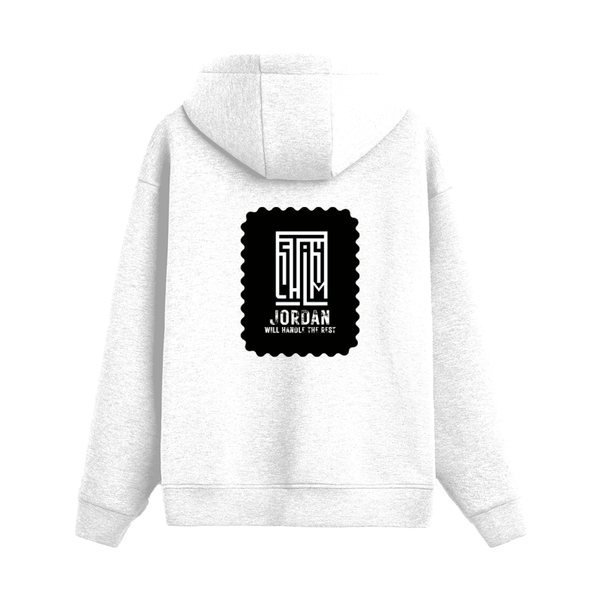 Zip Hoodie | Unisex Adult | 90% Cotton 10% Polyester DTF | Full Zipper & Pouch Pocket | Typographic | Determination | Everyday | Confident
