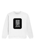 Oversized Sweatshirt | Roomy Relaxed Fit | 400 GSM Cotton Blend | Pre-Shrunk Drop Shoulder | Unisex Adult | Typographic | Determination - DTF Print - front - White - mockup 1