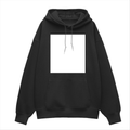 Oversized Hoodie | Relaxed Fit, Drop-Shoulder | 400 GSM Fabric | Warm, Durable | Unisex | Typographic | Determination | Everyday | Confident - front - Black - mockup 1