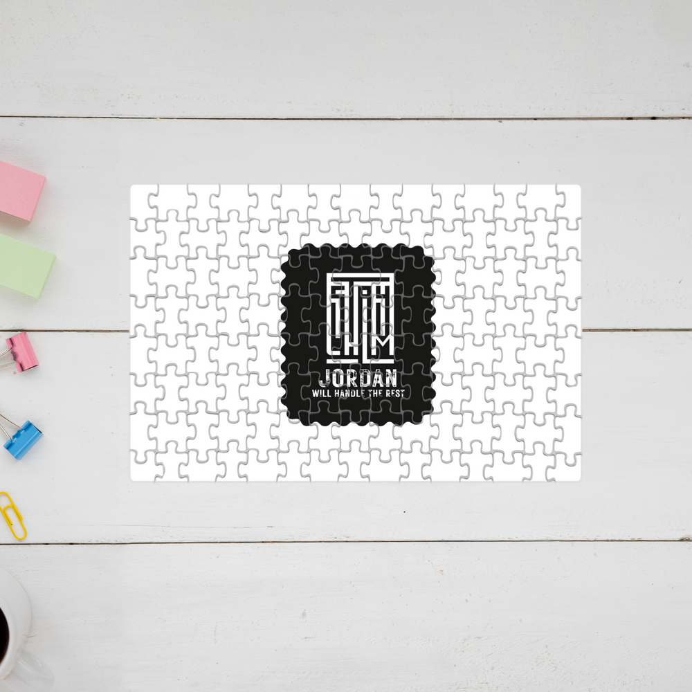 Jigsaw Puzzle | 120 Pieces A4 Size | Recycled Paper Semi-Gloss Finish | Engaging Entertainment Brain Booster | Unisex All Ages | Typographic - front - mockup 1