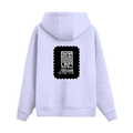 Oversized Hoodie | Relaxed Fit Drop Shoulder Unisex | 400 GSM Cotton Blend Embroidery | Pre-Shrunk Bio Washed | Adult | Typographic | Determination - back - Lavender - mockup 2