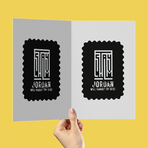 Greeting Card | A5 Folded | Artboard Paper, Digital Print | 4 Pages, Premium Envelope | Unisex | Typographic | Determination | Everyday | Confident
