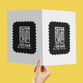Greeting Card | A5 Folded | Artboard Paper, Digital Print | 4 Pages, Premium Envelope | Unisex | Typographic | Determination | Everyday | Confident - back - White - mockup 2