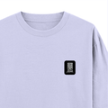 Oversized Standard T-Shirt | Unisex Relaxed Fit | 100% Super Combed Cotton DTG | Soft, Breathable & Durable | Adult | Typographic | Determination - right pocket - Lavender - mockup 4