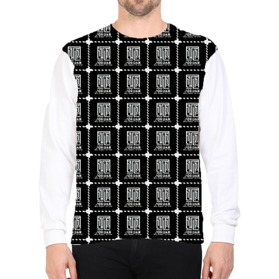 AOP Sweatshirt | Kids' Regular Fit | Polyester Fleece | Soft, Durable, Water Resistant | Unisex | Typographic | Determination | Everyday | Confident - front - White - mockup 1
