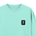 Oversized Classic T-Shirt | Unisex Oversized Fit | 100% Super-Combed Cotton | Pre-Shrunk & Ribbed Neck | Adults | Typographic | Determination - right pocket - Mint - mockup 4