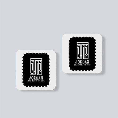 Fridge Magnet | Square | Durable Acrylic | UV Print, Strong Hold | Home & Living, Unisex | Typographic | Determination | Everyday | Confident