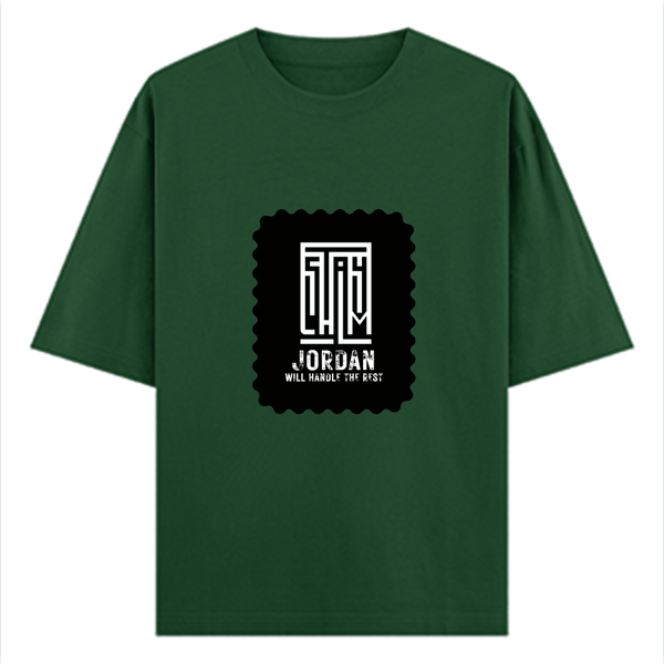 Oversized Classic T-Shirt | Unisex Fit | 100% Super-Combed Cotton | Pre-Shrunk, Double-Stitched | Adults | Typographic | Determination | Everyday
