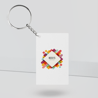 Personalized Geometric Keychain for Student - Back To School Gift