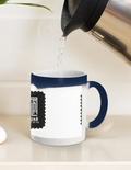 Magic Coffee Mug | 11 oz | Ceramic | Heat-Activated Design Reveal | Unisex | Typographic | Determination | Everyday | Confident - front_11oz Royal Blue - 11oz Royal Blue - mockup 3