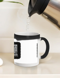 Magic Coffee Mug | 11 oz | Ceramic | Heat-Activated Design Reveal | Unisex | Typographic | Determination | Everyday | Confident - front_11oz Black - 11oz Black - mockup 4
