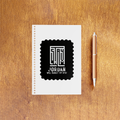 NotePad | A5 Size | Digital Print | 120 Pages | Unisex | Typographic | Determination | Everyday | Confident - front_2 - White - mockup 3