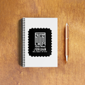 NotePad | A5 Size | Digital Print | 120 Pages | Unisex | Typographic | Determination | Everyday | Confident - front_3 - White - mockup 5