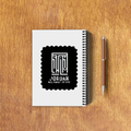 NotePad | A5 Size | Digital Print | 120 Pages | Unisex | Typographic | Determination | Everyday | Confident - back_3 - White - mockup 6