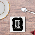 Coasters | Unisex | 3mm MDF Sublimation Print | Glossy Finish, Table Protection | Home & Office Accessory | Typographic | Determination | Everyday - front_2 - White - mockup 2