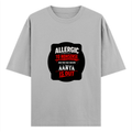 Oversized Standard T-Shirt | Unisex Relaxed Fit | 100% Super Combed Cotton DTG | Soft, Breathable & Durable | Adult | Grunge | Attitude | Everyday - front - Grey Melange - mockup 1