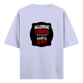 Oversized Standard T-Shirt | Unisex Relaxed Fit | 100% Super Combed Cotton DTG | Soft, Breathable & Durable | Adult | Grunge | Attitude | Everyday - back - Lavender - mockup 2
