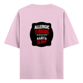 Oversized Standard T-Shirt | Unisex Relaxed Fit | 100% Super Combed Cotton DTG | Soft, Breathable & Durable | Adult | Grunge | Attitude | Everyday - back - Light Baby Pink - mockup 2