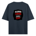 Oversized Standard T-Shirt | Unisex Relaxed Fit | 100% Super Combed Cotton DTG | Soft, Breathable & Durable | Adult | Grunge | Attitude | Everyday - back - Navy Blue - mockup 2
